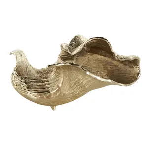 Bol de luxe artisanal signature Zahid Exports pour la décoration d'intérieur haut de gamme, les événements et les fêtes, avec bordure gravée en forme de couronne, écologique, sûr et plaqué - Product Image 1