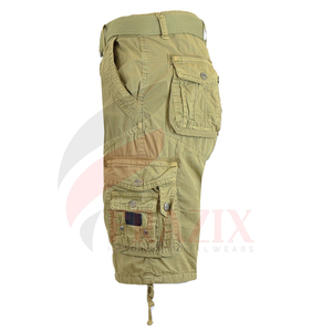 Pantalones Cortos Cargo Casuales para Hombre, Ecológicos, de Secado Rápido, con Diseño y Logotipo Personalizados, 100% Algodón, Multibolsillos, al por Mayor - Product Image 2
