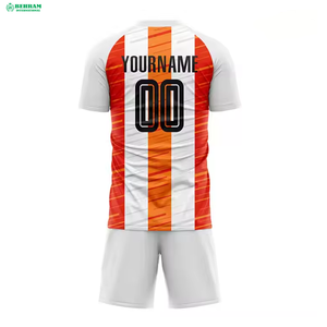 Vente en gros Uniforme de football Uniformes de football universitaire Maillot de football Technologie d'évacuation de l'humidité à séchage rapide Uniforme de football Vêtements de sport - Product Image 4