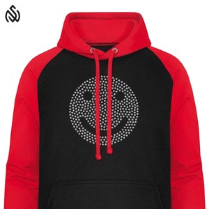 Pull à capuche en strass pour hommes en gros Logo personnalisé imprimé Design élégant 100% coton pour l'automne-Fabriqué au Pakistan - Product Image 3