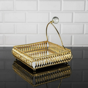 Porte-mouchoirs en laiton de meilleure qualité Vaisselle Table à la main Article décoratif Vaisselle Porte-serviettes antique - Product Image 6