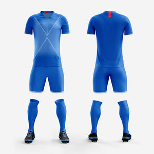 Tenue de football personnalisée 100% polyester respirante et imperméable, prix direct usine pour les acheteurs en gros, pour l'entraînement et les matchs - Product Image 3