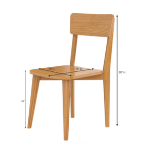 Modern Convertible Dining Chairs with Wood Frame-Lightweight & <b>Portable</b> Home Furniture for Park and Outdoor Use - Product Image 1