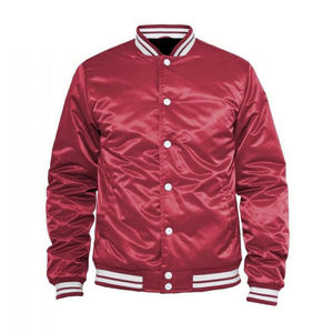 Chaquetas para hombre Chaqueta de bombardero Varsity de satén Brillante Ligero Béisbol Estilo universitario Prendas de abrigo Streetwear Moda - Product Image 4
