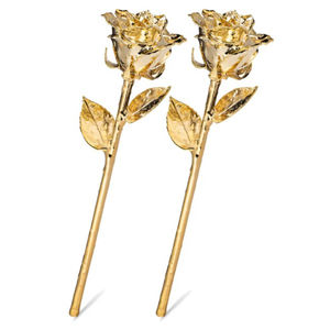 Diseño moderno 24 K oro rosa romántico hogar decorativo regalo para novia novio venta al por mayor 24 quilates madre Navidad - Product Image 6