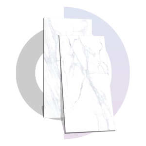 GRAZIA STATUARIO 9mm Polished Porcelain Tiles 600x1200MM / 24X48 Modern Classic Design Premium Firebrick Tiles Certified-CE - Product Image 1