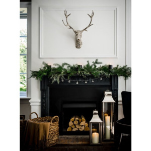 2025 ensemble de vente chaude de 3 grandes lanternes de bougeoir en acier inoxydable en métal pour lanternes de sol intérieures/extérieures - Product Image 2