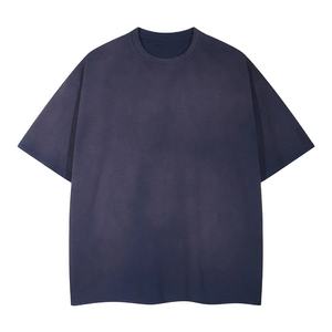 T-shirt en molleton de coton coupe classique pour homme, tendance, personnalisable avec logo frontal, tailles variées, vente en gros, OEM, pour fitness et occasions, sur mesure - Product Image 6