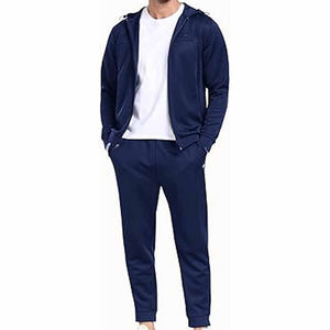 Haute qualité hiver à capuche solide survêtements respirant personnalisé mode hommes femme entraînement vêtements de sport 100% coton athlétique - Product Image 2