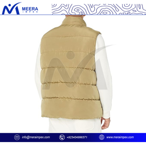 Men's Sleeveless Puffer Jacket Insulated and Waterproof, Stylish Outdoor Bodywarmer for Sports and Casual Wear - Product Image 3