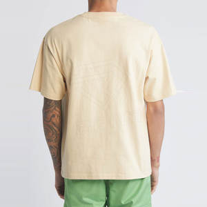 Camiseta de algodón estampada de alta calidad para hombre, ropa de calle transpirable ajustada de gran tamaño con camiseta estampada de alta calidad - Product Image 3