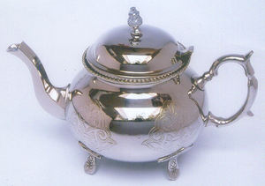 Décoration de table pour la maison et le jardin, service de théière, pots de qualité supérieure, service de thé et de café, ensemble de théière en métal à vendre - Product Image 6