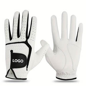 Gants de golf en cuir Cabretta de grande qualité avec logo personnalisé prix d'usine parfaitement pour les golfeurs en peau de mouton - Product Image 2