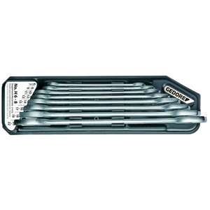 Juego de llaves de boca doble métricas Gedore con soporte (8 piezas) - Product Image 1