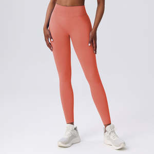Leggings de sport pour femmes à taille haute, élastiques, solides, avec contrôle du ventre, effet push-up, respirants, séchage rapide, pour le yoga, la salle de sport, l'entraînement - Product Image 5