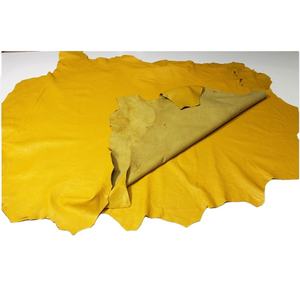 Pour la peau d'agneau douce jaune mangue cuir Napa meilleure qualité Durable souple en gros peaux de mouton pour chaussures - Product Image 1