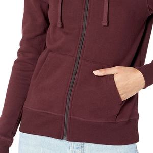 Moda mujer cremallera completa Sudadera con capucha casual streetwear gota hombro figuras transpirable respetuoso del medio ambiente sudaderas de punto - Product Image 6