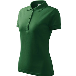 Camisetas Polo de algodón transpirables de secado rápido, estilo deportivo, estampado de logotipo personalizado, manga corta, ropa informal para exteriores, camiseta Polo para mujer - Product Image 4