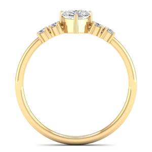 Anillo de Compromiso Solitario de Moissanita con Corte de Pera de 0.89 Quilates en Oro Sólido de 14K, Precio al por Mayor de REYES, Joyería Fina de Lujo para Mujer - Product Image 4