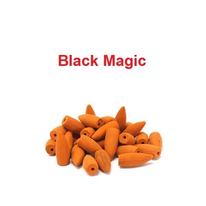 Best Brand's Natural Black <b>Incense</b> <b>Cones</b> Bullet <b>Backflow</b> Magic Wood Material Aromatic Use Wholesale Supply Orange Color - Product Image 1