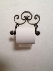 Luxury Home Iron Toilet Paper Holder For Premium <b>Interior</b> Bathroom <b>Accessories</b> For Stylish Bathroom Hardware - Product Image 6