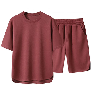 Nouvel ensemble de sport décontracté pour hommes été 2026, meilleure qualité, t-shirts et shorts, ensembles de t-shirts en gros - Product Image 5