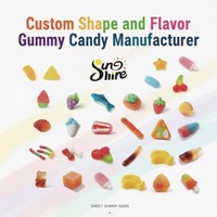 Bulk levering watermeloenvormige, sappige, zachte kauwgommetjes, met sap gevulde gummies, fruitkauwgommetjes, zoete sap smaak snoep, zoete sap gummy snoep