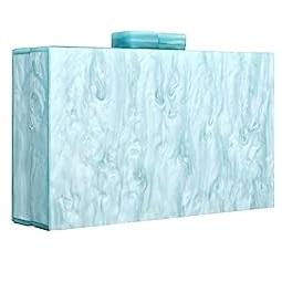 Cartera de mano de resina de alta calidad para mujer con patrón de piedra de tendencia elegante bolso de mano para uso nocturno características Almacenamiento de joyas - Product Image 2