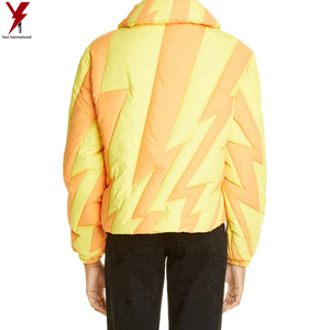 OEM Wholesale Best Quality Men Windproof Men <b>Puffer</b> <b>Jacket</b> 100% Nylon Made Winter Warm <b>Yellow</b> Design <b>Puffer</b> <b>Jacket</b> - Product Image 2
