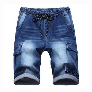 Pantalones vaqueros de hombre personalizados al por mayor de alta calidad, pantalones cortos de mezclilla informales clásicos de algodón puro, nuevo diseño para hombre - Product Image 1