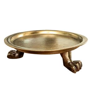 จานตกแต่งทองเหลืองขัดเงาสีทองตามสั่งตกแต่งบ้านถาดเก็บของทองเหลืองใช้ตกแต่งบ้าน - Product Image 5