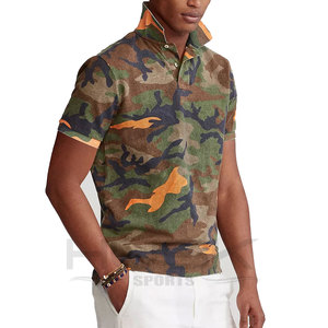เสื้อโปโลผ้าฝ้ายถักสำหรับผู้ชาย - Product Image 1