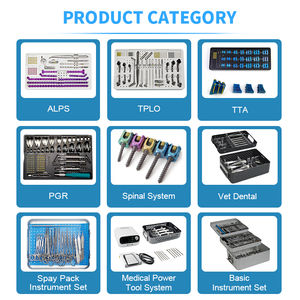 Sistema Avanzado de Placas de Bloqueo, Juego de Instrumentos Dentales Manuales de Acero Inoxidable para Elevadores de Raíces de Luxación, Alta Calidad, CE - Product Image 6