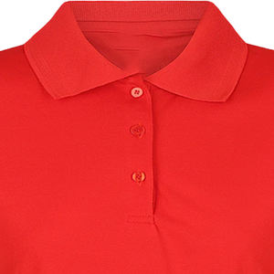 Camisas de Manga Corta Estilo Inglés 100% Algodón para Mujer, Transpirables, Ecológicas, con Logotipo en Relieve en la Parte Delantera, Tejido de Punto, 200g/240g - Product Image 2