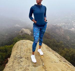 กางเกงโยคะสำหรับใส่ออกกำลังกายพิมพ์ลายซับลิเมชันสำหรับผู้หญิงกางเกงใส่ออกกำลังกายเล่นฟิตเนสเอวกลาง - Product Image 5