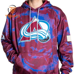 Venta al por mayor personalizado más tamaño pulóver sudaderas con capucha para hombres nuevo último diseño sublimado colorido liso teñido para invierno peso sudaderas con capucha - Product Image 2