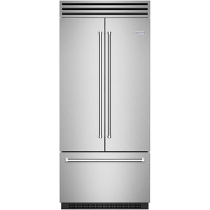Refrigerador de Puerta Francesa Bluestar BBBF361CCPLT de 36 Pulgadas, 22.2 Pies Cúbicos Refrigerador con Doble Compresor y Evaporadores de Gran Capacidad, Acero Inoxidable, Sin Escarcha - Product Image 1