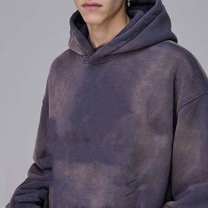 480gsm Acide Lavé Surdimensionné Poids Lourd 100% Coton À Capuche Streetwear Basics Hoodies pour Homme Personnalisé Hommes Hoodies Logo Conception - Product Image 6