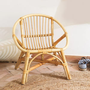 Silla infantil de ratán al por mayor, mejor precio, material ecológico, muebles para niños, sillas para bebés - Product Image 2