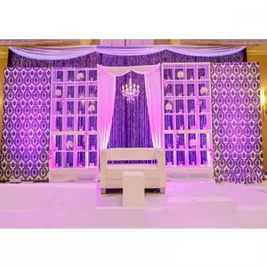 La mejor vela de escenario de boda, pared trasera, escenario de boda hindú, Marco trasero ovalado, vela de lujo, pared de fondo - Product Image 1