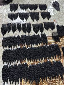 Paquets de cheveux bouclés birmans vietnamiens 100% paquets de cheveux humains bouclés birmans vierges non transformés naturels - Product Image 2