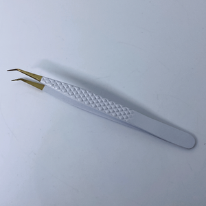 Pince à épiler faux cils pince à épiler personnalisée fournitures d'extension de cils pince à épiler à pointe de fibre - Product Image 2
