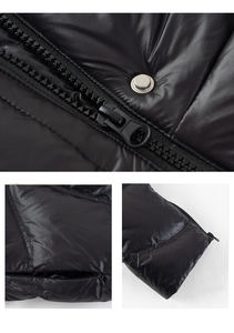 คอลเลคชั่น2025แจ็คเก็ตขนเป็ดมีฮู้ดสำหรับผู้ชายเสื้อแจ็คเก็ตบุนวมแบบลำลองว่างเปล่ามีฮู้ดสำหรับฤดูหนาว - Product Image 4