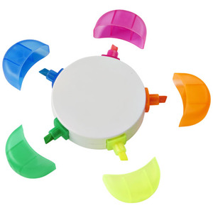 Resaltador fluorescente con temática de flores para un marcado y organización efectivos - Product Image 4