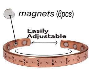 Mancuernillas de Cobre Hechas a Mano, Elegantes y Pulimentadas, con Acabado Redondo Clásico para Bodas, San Valentín y Fiestas, a Buen Precio - Product Image 4