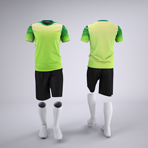 Maillot de football personnalisé respirant à manches courtes avec impression numérique pour équipe – Vente en gros - Product Image 2