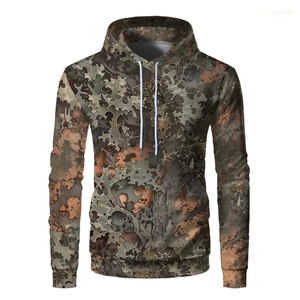 Respirant coupe-vent sur mesure chasse camouflage sweat à capuche personnalisé personnaliser conçu pull Vintage à capuche pour l'hiver - Product Image 6