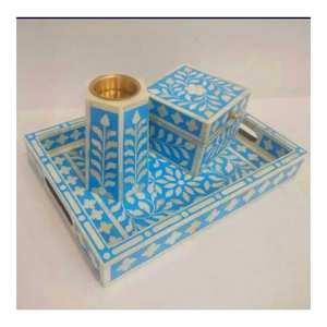 Brûleur Bakhoor haute qualité, nouvelle Collection, plateau d'incrustation en nacre, boîte en acrylique, belle incrustation d'os, brûleur Bakhoor Mabkhara - Product Image 1