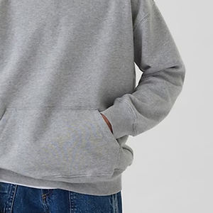 Sweat à capuche pour garçons, matière douce et confortable, pour les acheteurs en gros, prix avantageux, avec logo personnalisable, avec poche kangourou, 2026 - Product Image 3