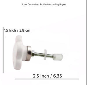 Boutons d'armoire en céramique blanche en forme de nuage tire Design industriel pour chambre salle de bain cuisine commode hôtel entrepôt utilisation - Product Image 3